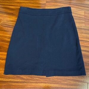 Paul & Shark Made in Italy Elegant Cotton Navy Mini Skirt